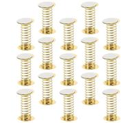GALPADA 15 Piezas Base de Resorte para Muñecas, Mini Resortes Oscilantes, Hierro Dorado, Autoadhesivo, para Figuras y Muñecas Tambaleantes, Manualidades DIY y Adornos de Escritorio
