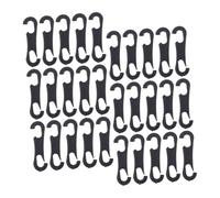 GALPADA 150 piezas Ganchos para Fundas de Asiento de Coche S Tipo Abs Accesorios Interiores para Fijar Cojines Instalación sin Herramientas Duraderos y para Automóviles