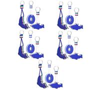 GALPADA 15piezas Llaveros Flotantes Para Deportes Acuáticos Diseño Creativo Forma De Delfín y Salvavidas Anillos De Llave Para Barco y Actividades Al Aire