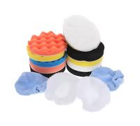 GALPADA 16 Piezas Kit Almohadillas para Adaptador para Taladro Esponjas para Encerado de Muebles