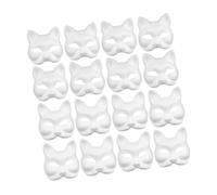 GALPADA 16 piezas Máscaras para Pintar Máscaras de Papel para Manualidades de Gato y para Fiestas de Halloween Carnaval y Teatro para DIY y Decoración Creativa