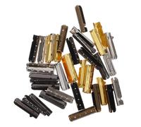 GALPADA 160 Piezas de Cabezas Metálicas Redondas para Cordones de Zapatos Diseño de 4 Agujeros, Material de Metal Resistente y Estilo Elegante para Uso en Calzado y Aventuras al Aire