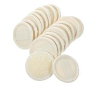 GALPADA 18piezas Limpiador de Lufa Disco Desmaquillante Natural Esponja Vegetal Pequeña para Baño y Hogar