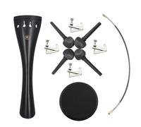 GALPADA 1juego Accesorios Prácticos para Violonchelo de Ébano Kit Ligero y Compacto con Cuerda Trasera Tablero de Tracción Perillas Microafinadores y Base Antideslizante Color Aleatorio