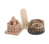 GALPADA 1Juego Miniaturas de Monumentos Emblemáticos del Decoración Arquitectónica para Accesorios de Microescena para Oficina