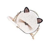 GALPADA 1Pc Cat Bag Crossbody Bags For Women Trendy Kids Crossbody Bag Crossbody Bag For Women Portable Bag Kids Cat Monedero Bandolera Cross Body Bag Chain Bag Fashion Woman Bag Child PU