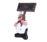 GALPADA 1pieza Adorno De Bienvenida para Restaurantes Decoración De Chef Cartel De Bienvenida para Tiendas y