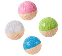GALPADA 2 Balones Interactivas para Perros Sonido, Material TPR Resistente y Función Limpiadora de Dientes, Ideales para Jugar y Morder Mascotas