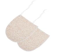 GALPADA 2 Esponjas Exfoliantes Faciales de Beige Pequeñas y Ligeras Eliminan Células Muertas y Limpian Puntos Negros para Lavado de Cara