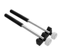GALPADA 2 Pares Baquetas Etéreas de Fieltro con Soporte para Mazo de Instrumento de Percusión para Cuenco Tibetano Baquetas para Instrumento de Lengua y Percusión Infantil