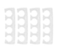 GALPADA 2 Pares Separadores de Dedos de Gel Reutilizables para Pedicura Separador de Uñas Pies de Silicona Flexible Accesorios para Manicura y Cuidado de Uñas Ligeros y Cómodos