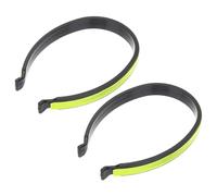 GALPADA 2 Piezas Clips Reflectantes para Pantalones de Ciclismo Equipamiento de Seguridad para Bicicleta Bandas Alerta para Ropa de Ciclismo Alta Visibilidad y Resistencia