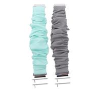 GALPADA 2 Piezas Correa de Tela Elástica para Smartwatch Compatible con Fitbit y Diseño Scrunchie Cómodo y Flexible para Mujer y Hombre