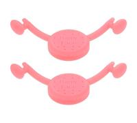 GALPADA 2 Piezas de Entrenador de Expresión Facial de Silicona Rosa para Mujeres y Niñas, Herramienta Fácil de Usar para Mejorar la Forma del Rostro y Fortalecer Mandíbula