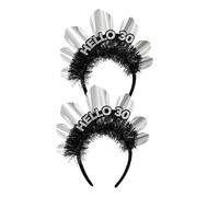 GALPADA 2 Piezas Diadema de Cumpleaños para Mujer y Niña Brillante Accesorios para Fiesta y Celebración Diseño Llamativo para Fotos Memorables