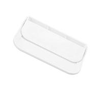 GALPADA 2 Piezas Estante de Almacenamiento Plegable de Pared para Baño Organizador de Soporte para Jabón Toallas y Objetos Pequeños Diseño Compacto y Elegante Blanco Grande