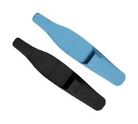 GALPADA 2 piezas Estuche de Viaje para Maquinilla Afeitadora Funda Protectora de Silicona Ligera y Portátil de Unidades Azul y Negro Protección contra Golpes y Suciedad Diseño Compacto