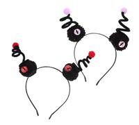 GALPADA 2 Piezas Halloween Eyeball Headband Set Flexible Elastic Horror Hair Accessories For Stage Cosplay Costume Party Fit Ghost Headbands In And