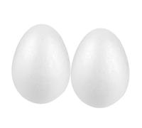 GALPADA 2 Piezas Huevo De Espuma Poliestireno Huevos Gigantes Para Manualidades Simular Huevos Huevos De Espuma Para Manualidades Chicas Clara De Huevo Forma Artesanal
