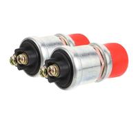 GALPADA 2 Piezas Interruptor de Arranque Botón Pulsador Rojo para Motor Diésel Jk260, Aleación de Zinc Resistente y Aplicación Versátil para Camiones y Motores