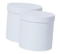 GALPADA 2 Piezas Mano Sosteniendo Una Caja De Flores Redonda Caja De Flores Tapa Para Propuestas Bodas y Cumpleaños