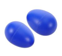 GALPADA 2 piezas Maracas de Huevo de Plástico para Instrumento de Percusión Seguro para Desarrollo Sensorial y Motriz Juguete Educativo para Fiestas y Infantiles