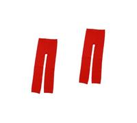 GALPADA 2 Piezas Medias De Invierno para Niñas Leggins Polainas De Invierno para Niñas Espesar Niño Rojo