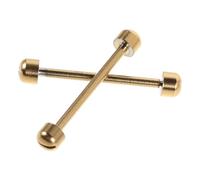 GALPADA 2 Piezas Pasadores y Amplia Compatibilidad de Reloj de Acero Inoxidable Dorado Varillas de Tornillo Instalación para Reemplazo y Actualización para Correas de Pulsera