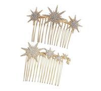 GALPADA 2 piezas Peine de Cabello con Rhinestones Clip Decorativo para Mujeres para Bodas y Fiestas Diseño Ligero y de Usar