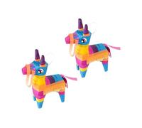 GALPADA 2 piezas Piñata de Burro para Fiesta de Decoración Mexicana para Cumpleaños y Celebraciones Relleno de Dulces No Incluido