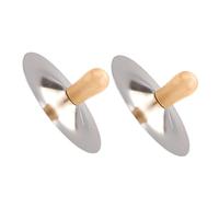 GALPADA 2 Piezas Platillos De Dedo De Metal Instrumento Musical De Juguete Para Bailar y Tocar Al Aire Platillos De Dedo Pequeños Para De Baile Del Vientre