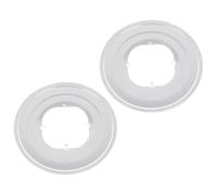 GALPADA 2 Piezas Protector de Volante de Plástico para Bicicleta Cubierta de Volante Ligera Abs Blanco Fácil de Limpiar Protege el Cable Trasero para Radios de Bicicleta y Uso en Ciclismo