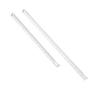 GALPADA 2 Piezas Regla Transparente De Plástico Regla De Arquitectura Milimétrica Herramienta De Medición para Dibujo y Pintura Escolar para Estudiantes Escuela y Oficina