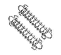 GALPADA 2 Piezas Resorte Amortiguador de Acero Inoxidable para Perro Accesorio Camping Multifuncional Absorbe Impactos Diseño Antivuelco Resistente para Correas y Cuerdas Exteriores