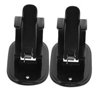 GALPADA 2 Piezas Soporte de Barra de Cortina Soportes Adhesivos para Cortinas y Toallas Instalación Diseño Resistente Sin Perforación Accesorios para Baño y Closets Color Negro