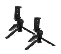 GALPADA 2 Piezas Soporte de Teléfono Plegable Multifuncional para Vlogging y Streaming Estabilizador de Mano Diseño Compacto y Duradero para Uso Escritorio y Exterior