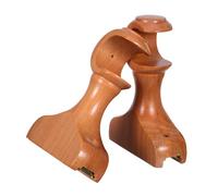 GALPADA 2 Piezas Soportes para Barra de Cortina de Madera Sólida Montaje Flexible y Silencioso para Cortinas Hogar Oficina Baño Cocina Base para Instalación Fácil