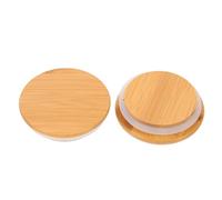 GALPADA 2 Piezas Tapa de Jarra Reemplazable de Madera Sello Hermético y Cubierta Protectora para Tetera y Jarra de Agua, Adecuado para Uso en Casa y Trabajo