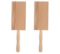 GALPADA 2 Tablas de Madera para Hacer Pasta y Ñoquis, Herramienta Manual para Moldear Garganelli y Cavatelli, Tablas de Cocina Resistentes para Uso Doméstico, Colores Color Aleatorio