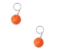 GALPADA 2 Uds Llavero De Baloncesto Recuerdo Deportivo Para Coche Decoración De Fútbol Llavero De Baloncesto Anillos Mini Baloncesto Deportes Colgantes Temáticos Llavero Bolsa De