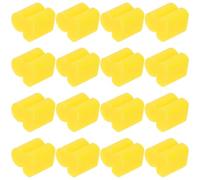 GALPADA 20 piezas Amortiguadores de Silicona para Trombón Tope Silencioso Práctico Accesorios Duraderos para Instrumentos Musicales Color Amarillo