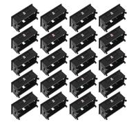 GALPADA 20 Piezas Carcasa de Protección del Probador de Voltaje, Vivienda para LED de 3 Dígitos, Plástico, Negro, para Voltímetro de Panel, Ajuste Preciso, Uso Profesional