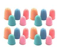 GALPADA 20 piezas de Dedos de Silicona Antideslizantes y Resistentes al Calor Fundas Reutilizables para Protección Manual Oficina Manualidades y Hogar