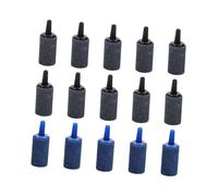 GALPADA 20 Piezas Piedra de Aire para Acuario Difusor de Burbujas de Cilindro Accesorios para Peceras y de Peces Compatible con Mangueras de Mantiene Burbujas Pequeñas y