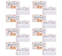 GALPADA 200 Unidades Tarjetas para Rifa en Papel con Líneas Preimpresas y Superficie Lisa para Clubes y Salones, Ideales para Concursos y Eventos de Recaudación