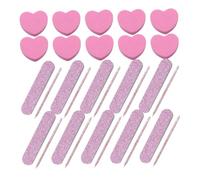 GALPADA 20juegos Kit de Manicura Limas de Uñas Palitos de Manicura y Bloques Pulidores para Pulir Uñas para Pedicura Casa o Salón