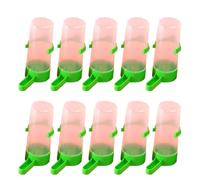 GALPADA 20piezas Bebedero para Pájaros y Loros Comedero Portátil para Jaulas Material Resistente Diseño Práctico para Alimentación Diaria