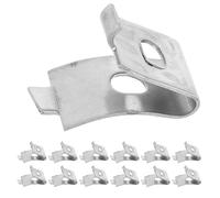 GALPADA 24 Piezas Clips Soporte Estante Acero Inoxidable para Cocina Armario Exhibidor Vidrio Resistente Carga para Muebles y Refrigerador