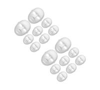 GALPADA 24 Piezas Máscaras Halloween Mujeres Papel Pulp Blanco Poroso DIY Pintura Máscara Fantasma Terror Carnaval Fiesta Disfraces