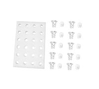 GALPADA 24agujeros Esponja para Plantación Hidropónica Bandeja Flotante De Plato Cuadrado con Cilíndricos Fácil De Limpiar y Usar